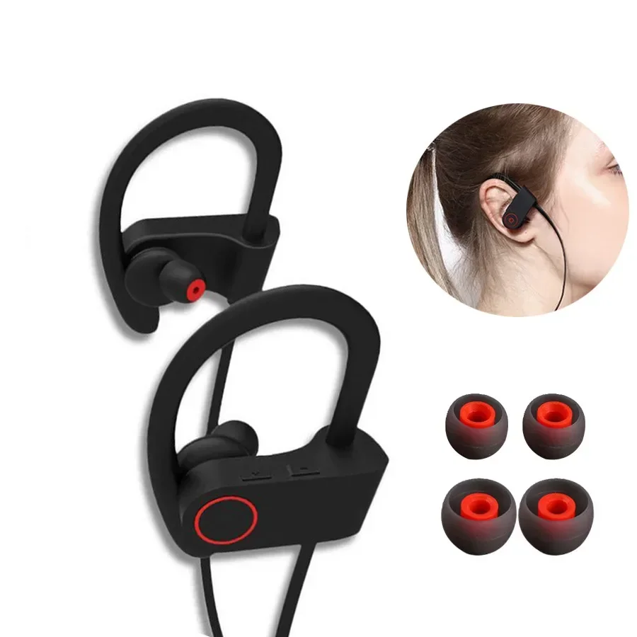 

Stereo Sweatproof In Ear Earbuds handsfree Bluetooth Headphones Best Wireless Sports Earphones IPX7 Waterproof HD