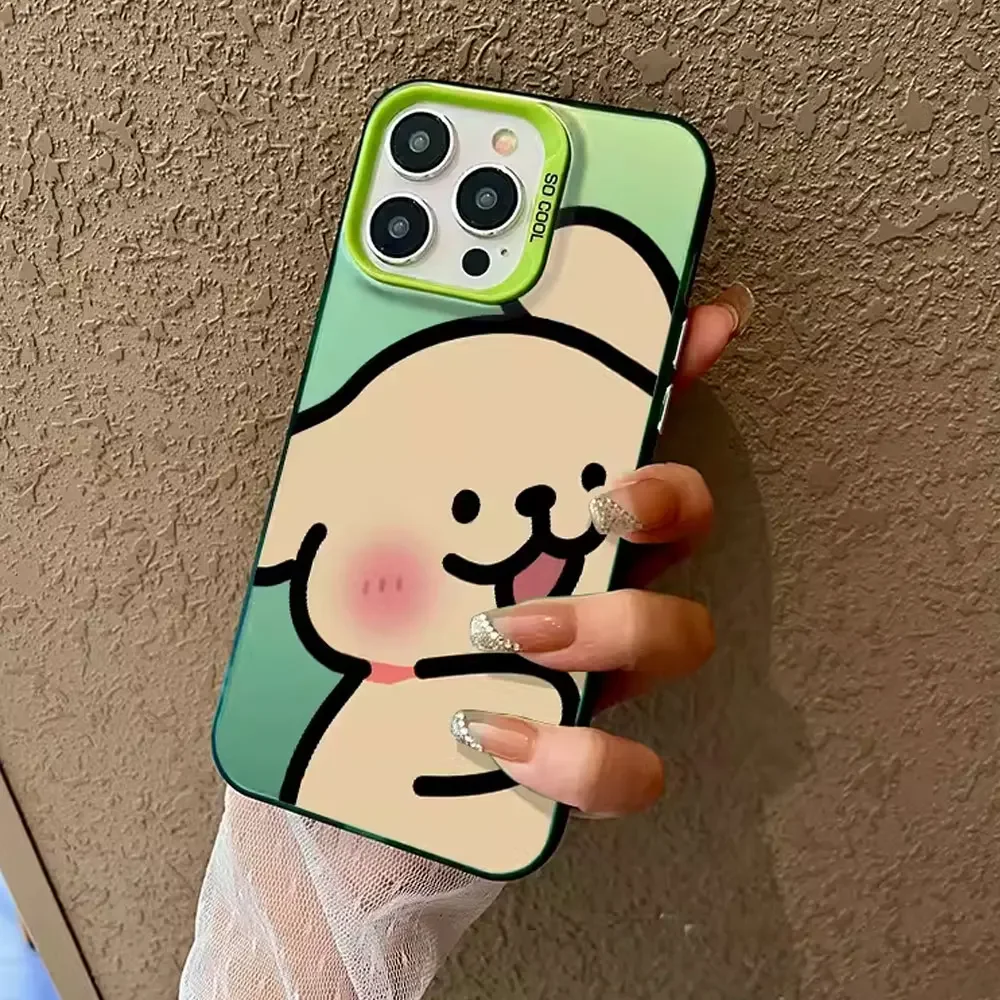 Cute Anime Dog Lovers Couple Phone Case for IPhone 11 12 13 14 15 16 Pro Max X XS MAX XR SE 7 8Plus Shockproof Bumper Hard Cover Cute Anime Dog Lovers Couple Phone Case for IPhone 11 12 13 14 15 16 Pro Max X XS MAX XR SE 7 8Plus Shockproof Bumper Hard Cover