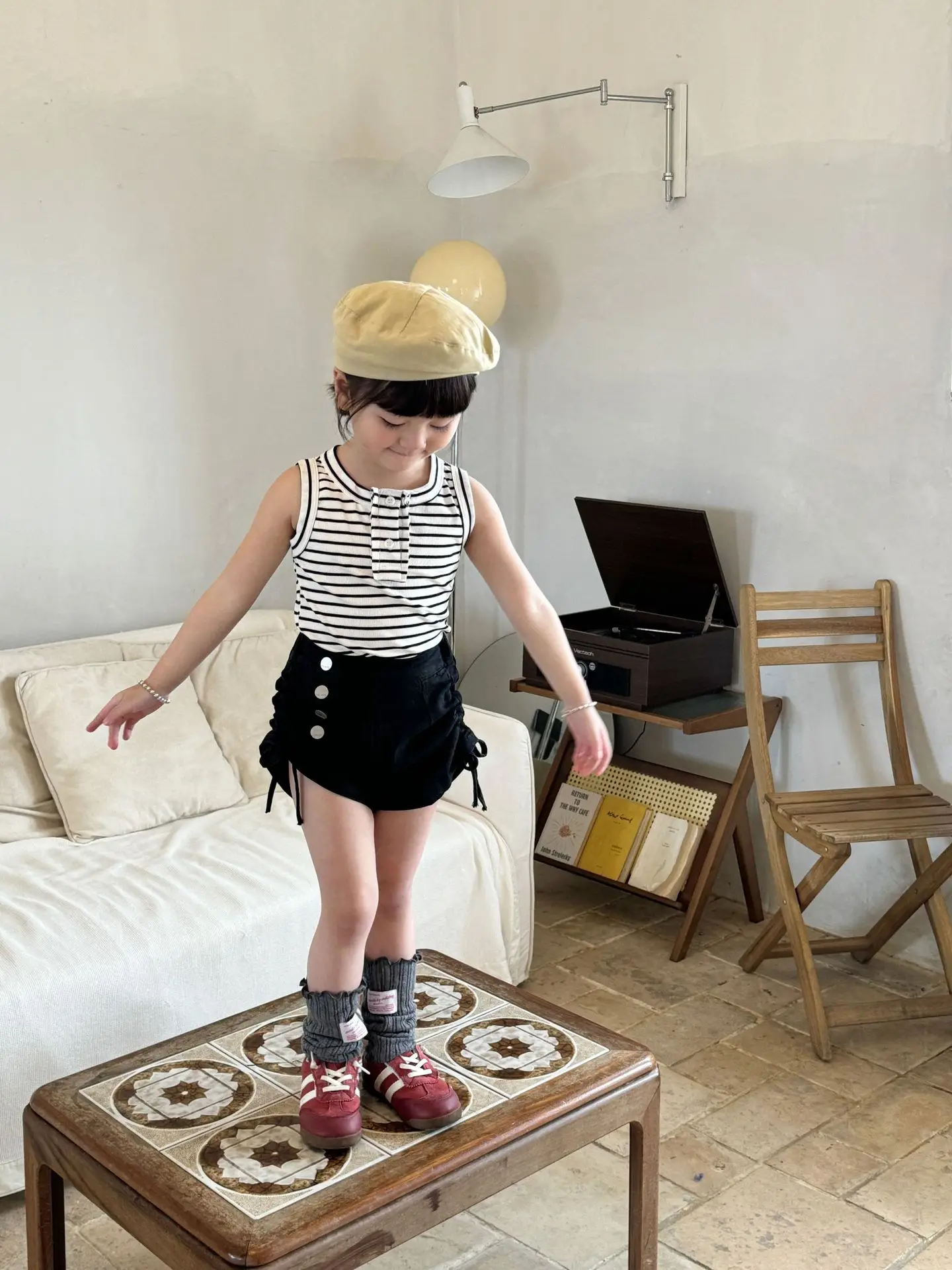 2025 Summer New Children Sleeveless T Shirts Girls Solid Casual Vest Thin Cotton Baby Girl Striped Sling Tops Kids Clothes 25 S438089408f274e6c8688f3682d17dde77