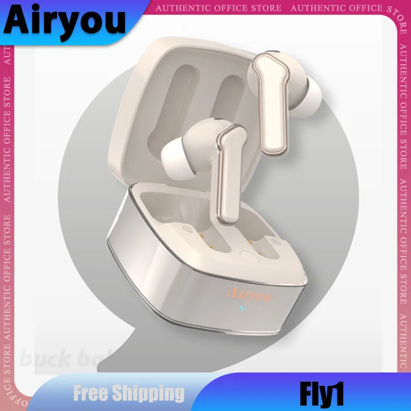 Airyou Fly1 Wireless Bluetooth Earphone TWS In-Ears Noise Reduction ANC Earbuds IPX4 Playtime Bass Gamer Ceramics Earphone Gift
Airyou Fly1 Wireless Bluetooth Earphone TWS In-Ears Noise Reduction ANC Earbuds IPX4 Playtime Bass Gamer Ceramics Earphone Gift