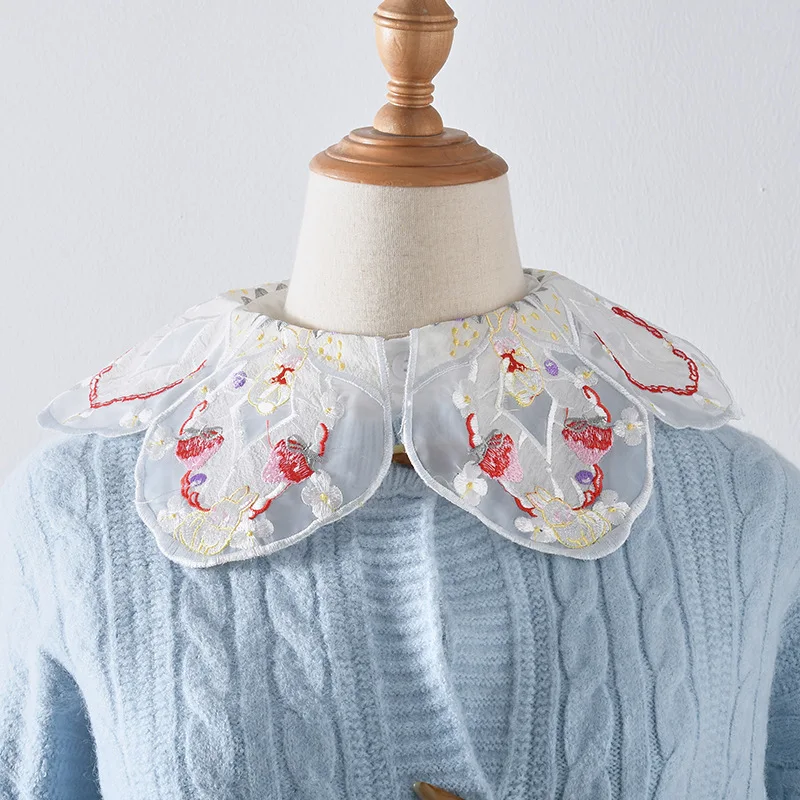 Women Shirt Fake Collar Female White Detachable Lapel Necklace Shirt False Collar Blouse Half Shirt Tops Clothing Accessory
Women Shirt Fake Collar Female White Detachable Lapel Necklace Shirt False Collar Blouse Half Shirt Tops Clothing Accessory