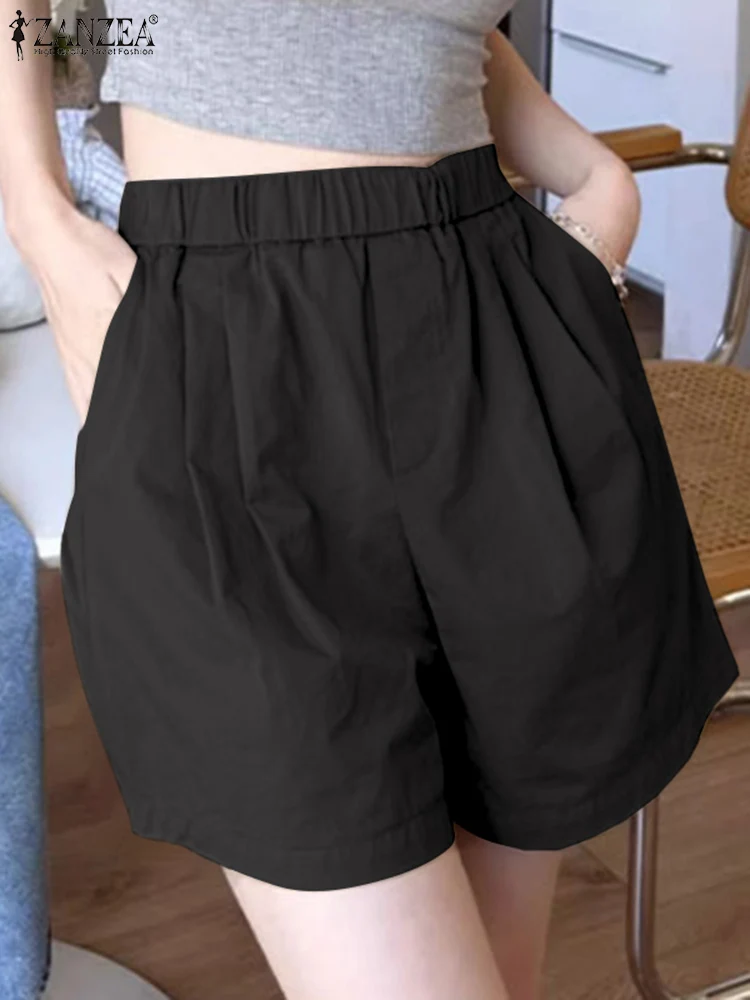 Брюки ZANZEAFashion женские для отдыха, рабочие летние штаны палаццо, однотонные повседневные свободные пляжные шорты с эластичным поясом
Брюки ZANZEAFashion женские для отдыха, рабочие летние штаны палаццо, однотонные повседневные свободные пляжные шорты с эластичным поясом