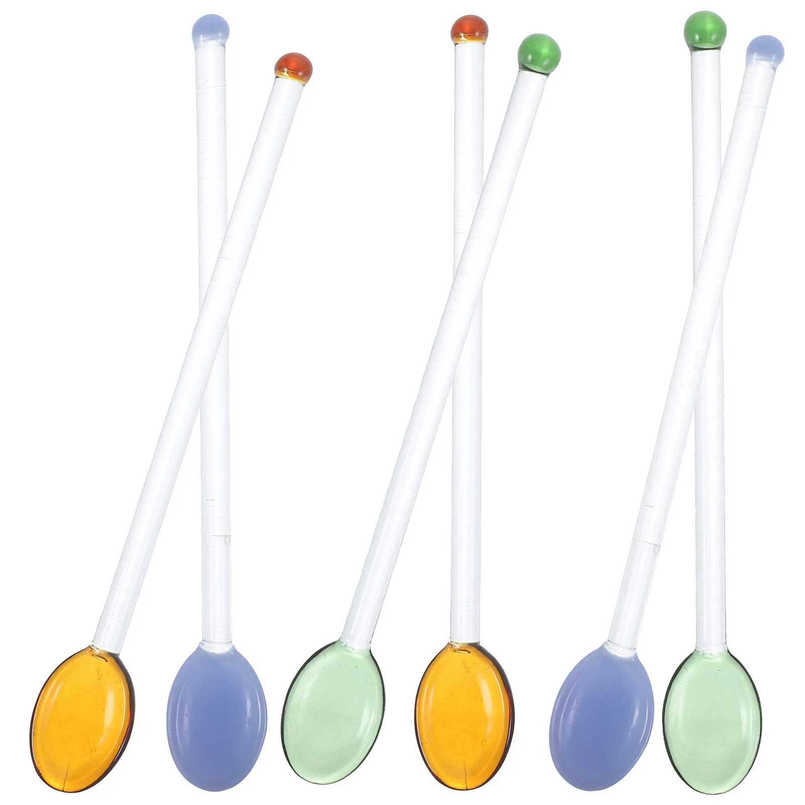 Transparent Long Handle Glass Milk Drink Round Shape Lovely Mini Whisk Swizzle Stirring Rods for Household (Assorted Color)
Transparent Long Handle Glass Milk Drink Round Shape Lovely Mini Whisk Swizzle Stirring Rods for Household (Assorted Color)