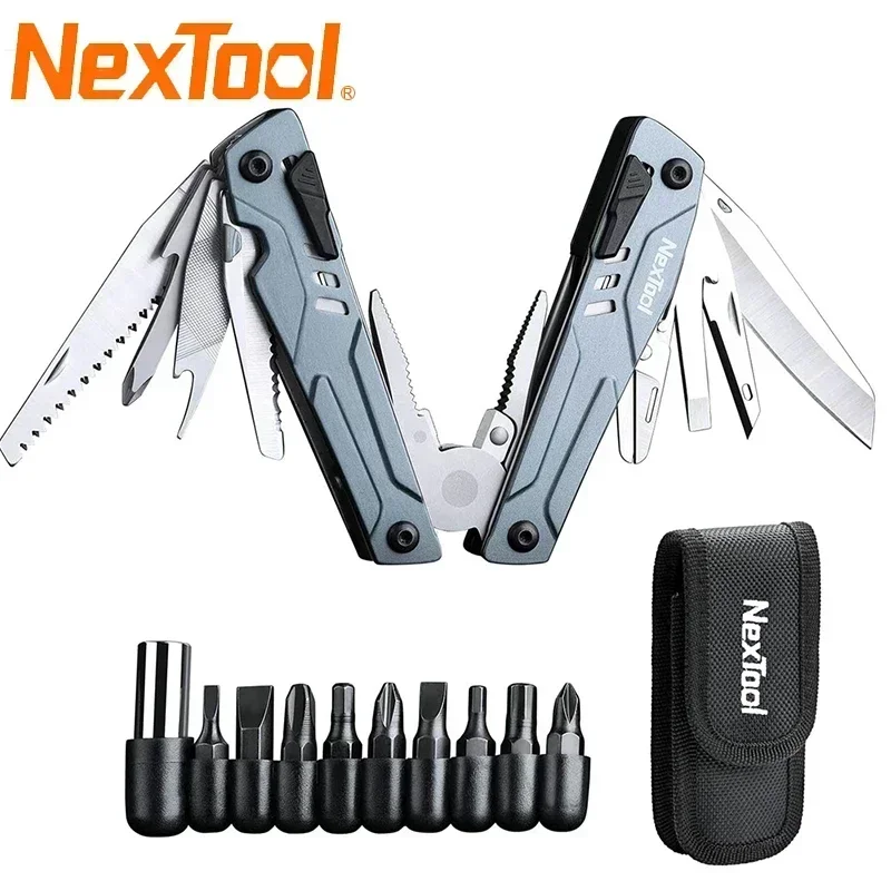 

Мультитул NexTool Сейлор Pro 14 в 1, складные плоскогубцы, карманный нож, ножницы, отвертка, многофункциональные портативные инструменты для повседневного использования