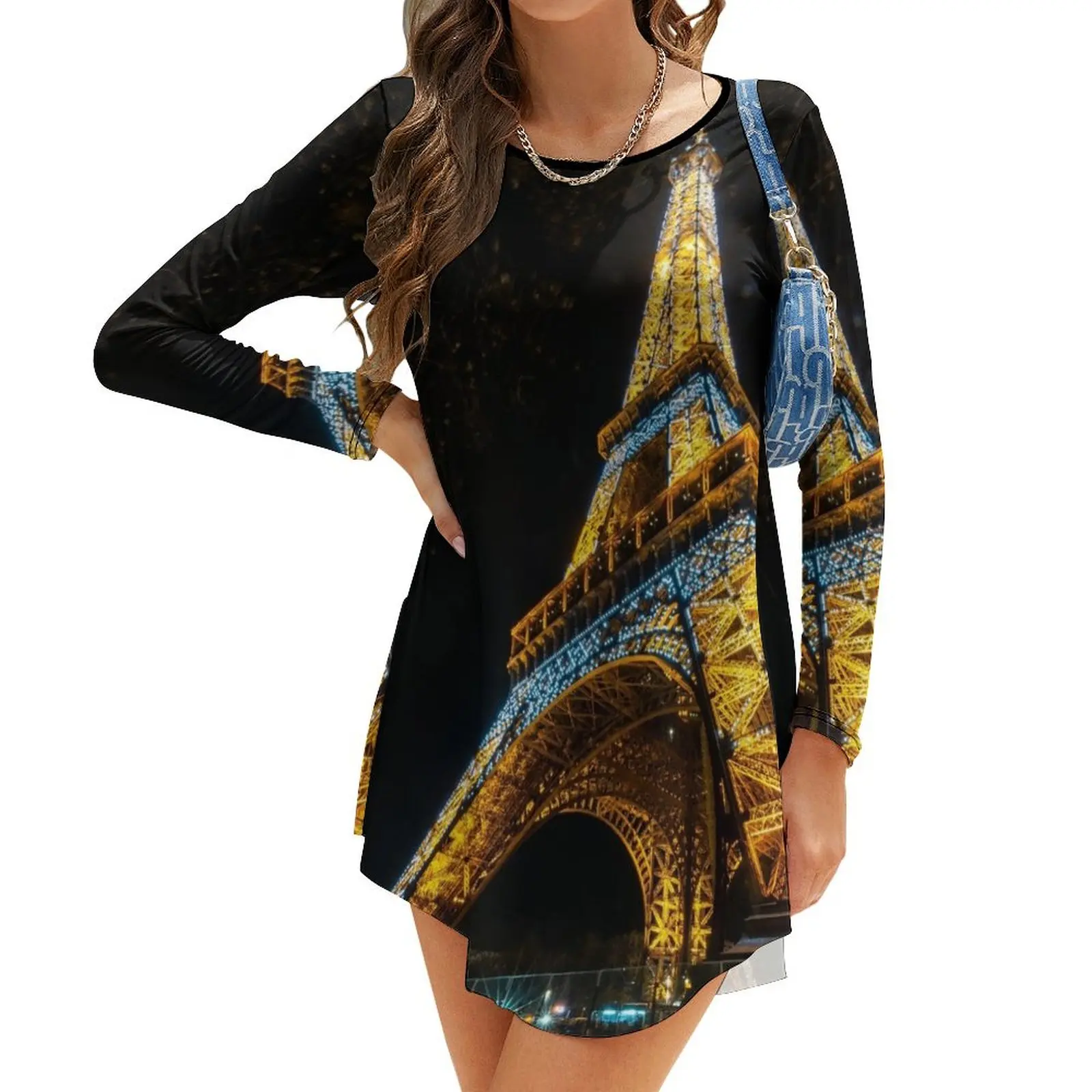 Eiffel Tower on a Cool Paris Night Long-Sleeve Dress summer dresses ladies 2024 Dance dresses party dress women elegant luxury
Eiffel Tower on a Cool Paris Night Long-Sleeve Dress summer dresses ladies 2024 Dance dresses party dress women elegant luxury