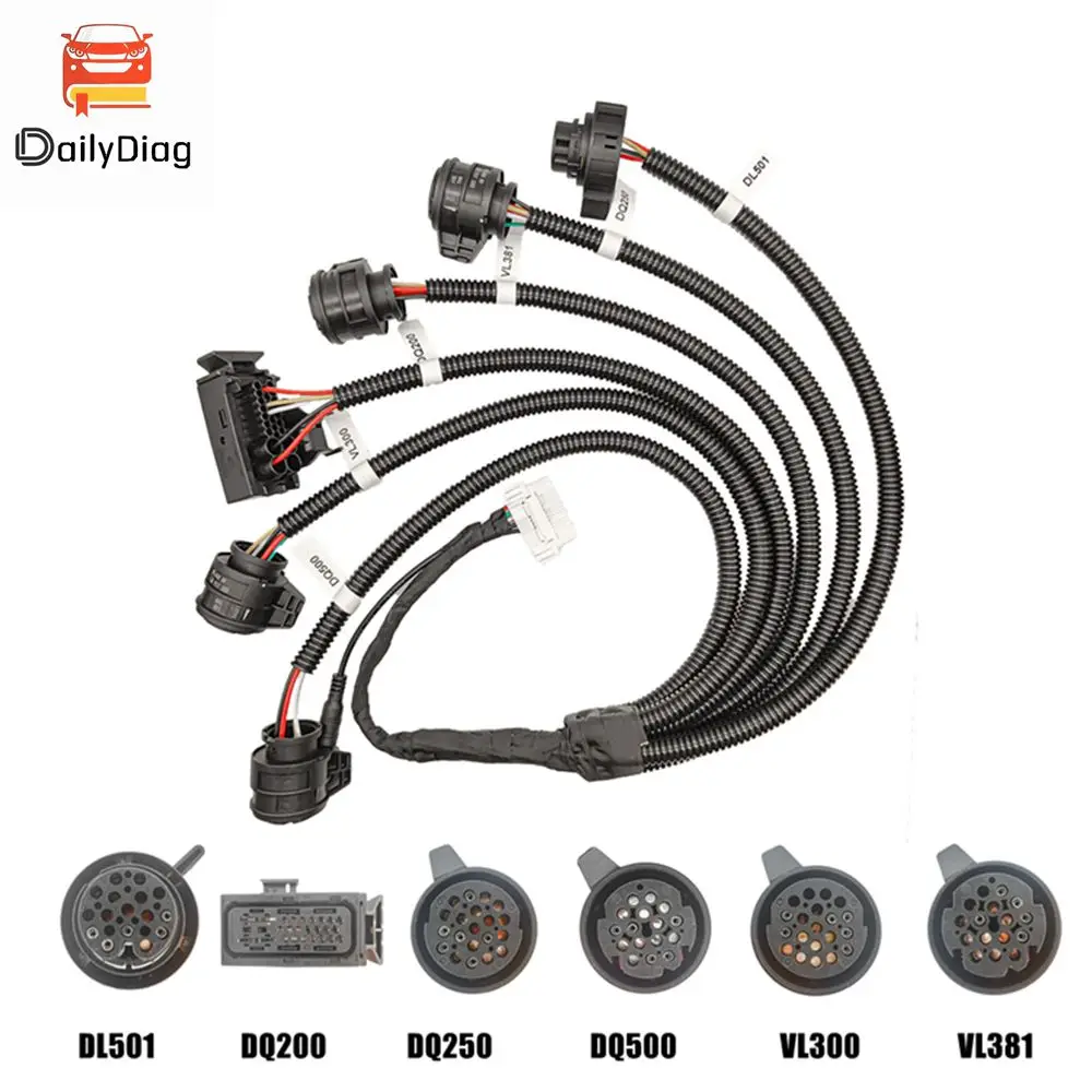 

New upgrade Version for VAG Gearbox Adapter Cables Read&Write Work with ECU FLASH for DQ250 DQ200 VL381 VL300 DQ500 DL501