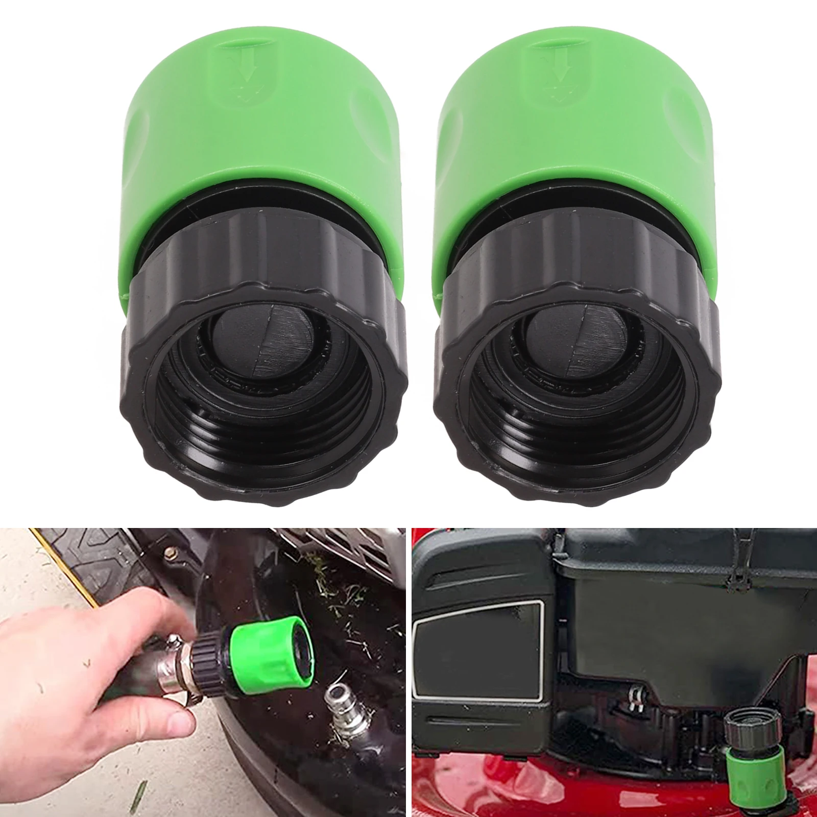 Lawn Mower Deck Lawn Mower Deck Wash Hose Attachment None 2Pcs 921-04041 Black&Green For Craftsman For Cub Cadet
Lawn Mower Deck Lawn Mower Deck Wash Hose Attachment None 2Pcs 921-04041 Black&Green For Craftsman For Cub Cadet