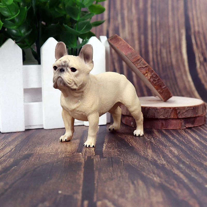 

Pug Dog French Bulldog Models Standing Position Action Figure Kids Educational Cheap Toy Gift Collection