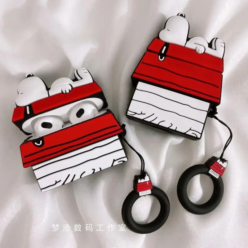 Miniso Snoopy Kawaii Anime Airpods Protective Case Cute Toys Red House Cartoon Creative Earphone Soft Silicone Protective Case
Miniso Snoopy Kawaii Anime Airpods Protective Case Cute Toys Red House Cartoon Creative Earphone Soft Silicone Protective Case