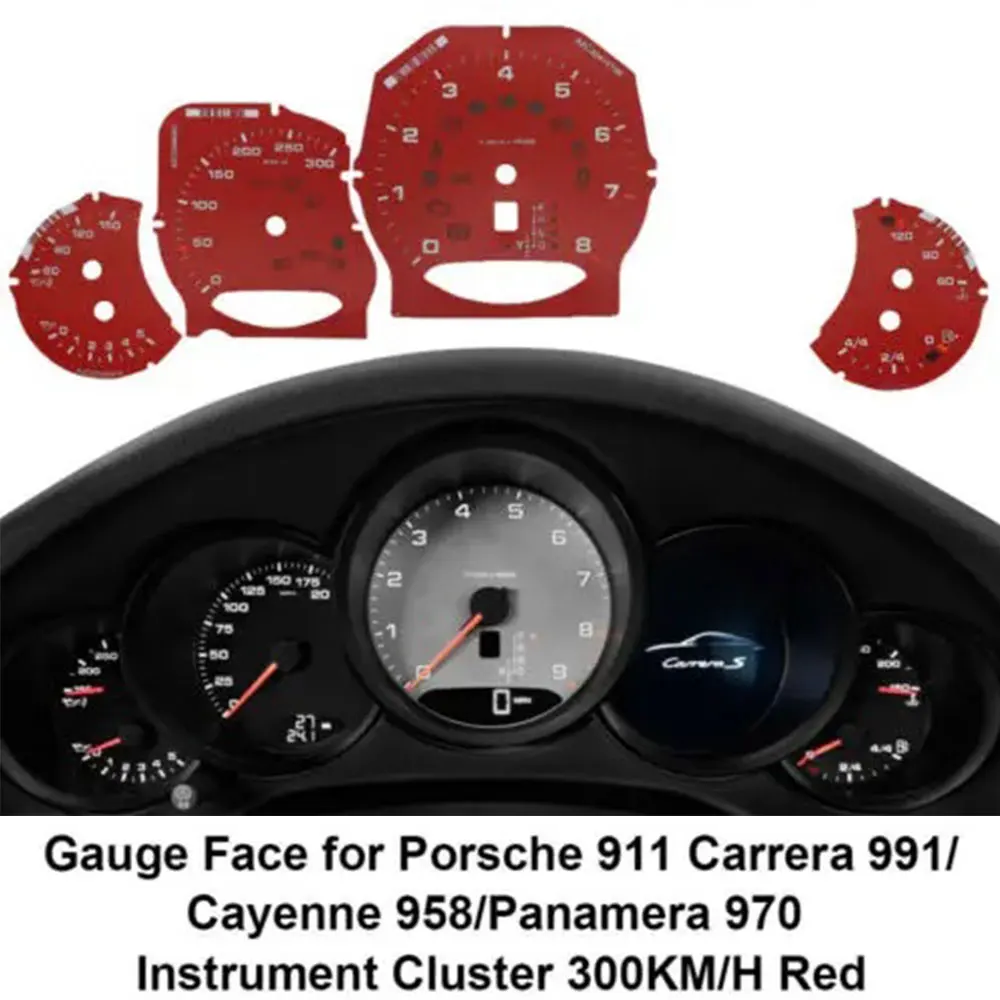 Gauge Face for-Porsche 911 Carrera 991 / Cayenne 958 / Panamera970 250km/h 300KM/H
Gauge Face for-Porsche 911 Carrera 991 / Cayenne 958 / Panamera970 250km/h 300KM/H