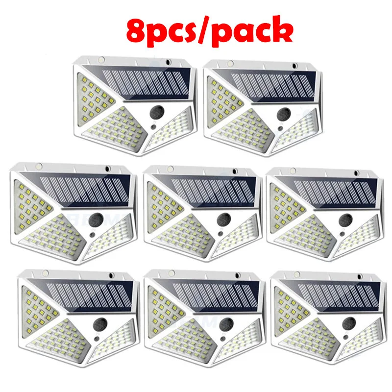 2/4/8/10PCS Solar Lights Outdoor 100 LED Wall Lamp PIR Motion Sensor Lamps Waterproof LED Lighting For Garden Street Decoration
2/4/8/10PCS Solar Lights Outdoor 100 LED Wall Lamp PIR Motion Sensor Lamps Waterproof LED Lighting For Garden Street Decoration