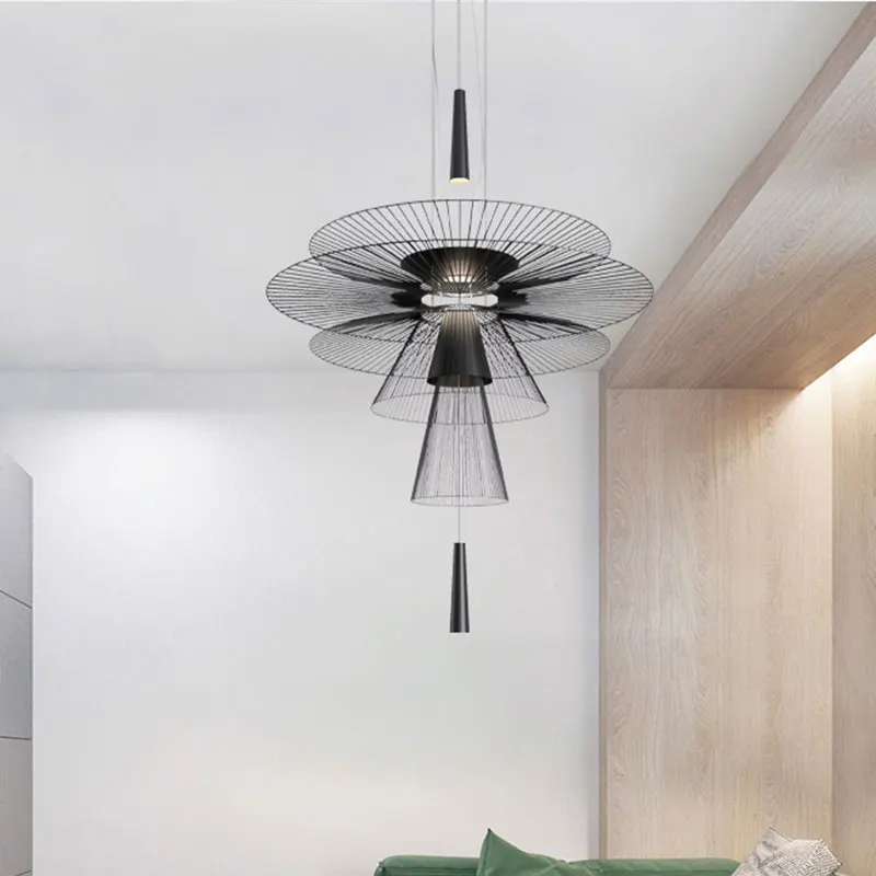 Restaurant INS LED Hanging Lamps for Ceiling Luxury Metal Pendant Lights Modern Flying Saucer Chandelier Loft Home Decorations
Restaurant INS LED Hanging Lamps for Ceiling Luxury Metal Pendant Lights Modern Flying Saucer Chandelier Loft Home Decorations
