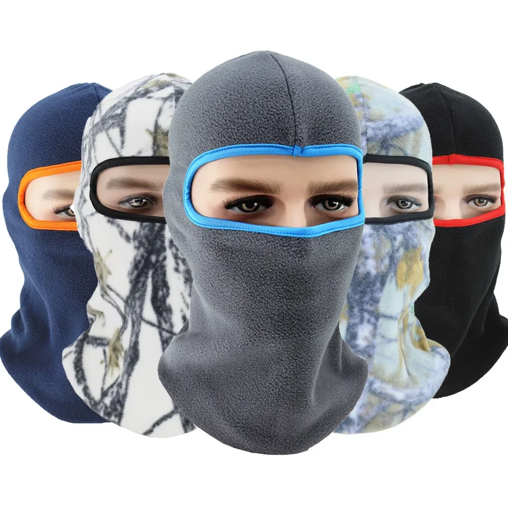 

Winter Thermal Fleece Balaclava Full Face Mask Warmer Motorcycle Cycling Hood Liner Sports Ski Bike Bicycle Snowboard Shield Hat