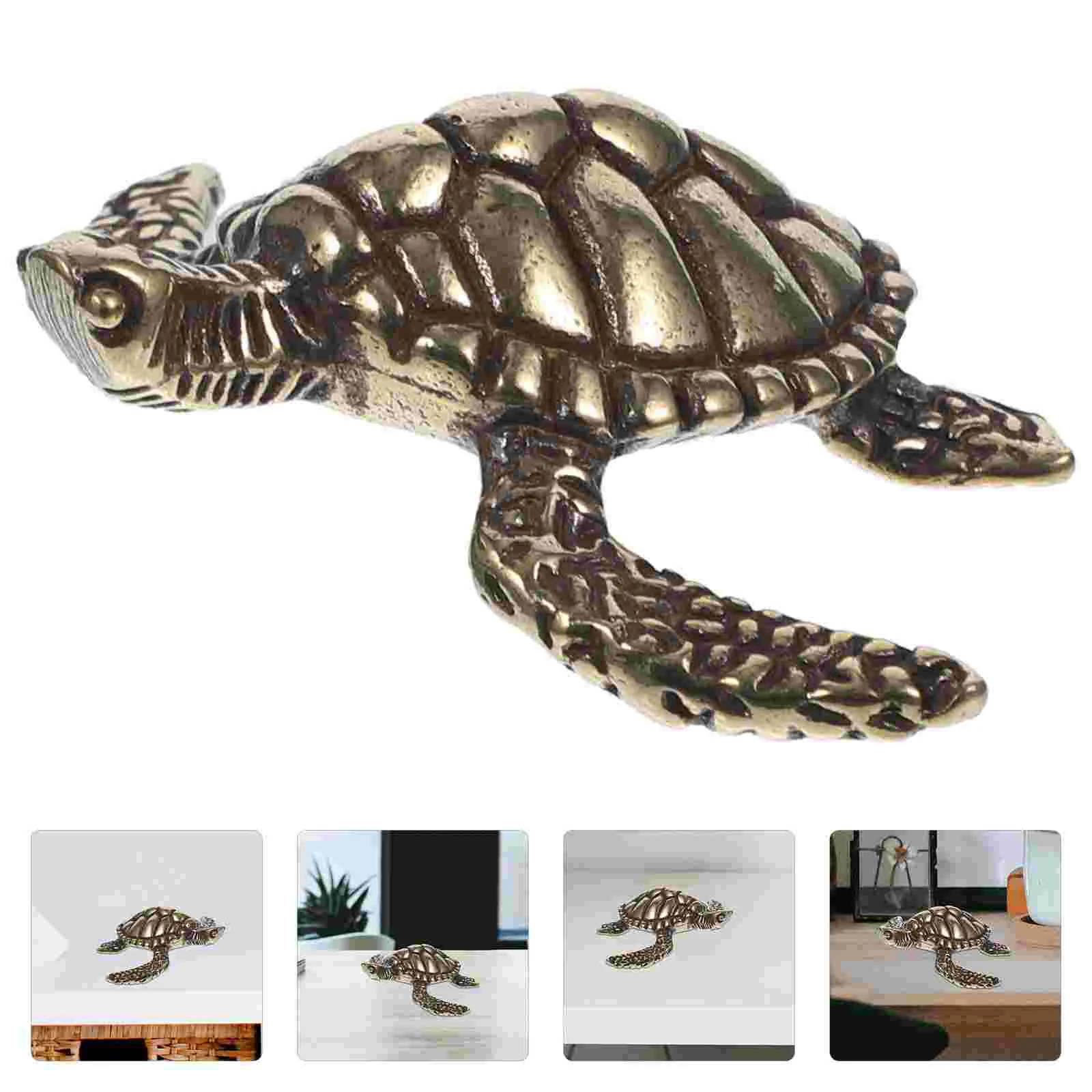 Solid Brass Turtle Charm Tabletop Decor Toy Animal Sculpture Toys Decoration The Gift Desktop Statues Model
Solid Brass Turtle Charm Tabletop Decor Toy Animal Sculpture Toys Decoration The Gift Desktop Statues Model