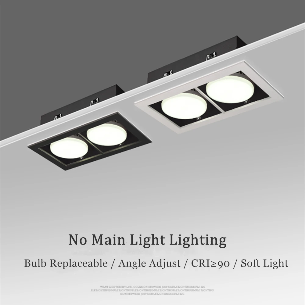 Led Downlight Recessed Ceiling Lamp Spot Lamp GX53 Bulb Replaceable 12 Head 36W 18W 7W For Living Room Bedroom Kitchen Lighting
Led Downlight Recessed Ceiling Lamp Spot Lamp GX53 Bulb Replaceable 12 Head 36W 18W 7W For Living Room Bedroom Kitchen Lighting