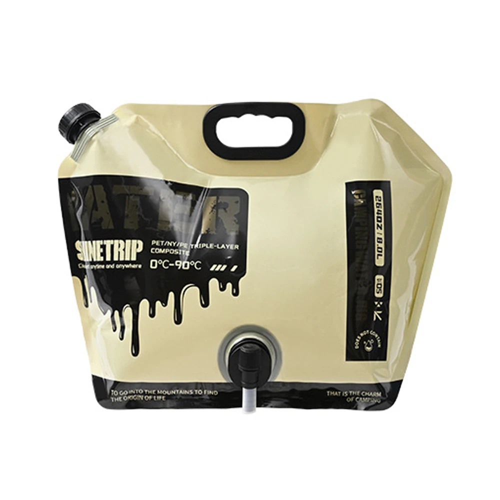Outdoor Camping Picnic Water Bag Food grade Materials Large Capacity Portable Water Storage Bag with Water Tap
Outdoor Camping Picnic Water Bag Food grade Materials Large Capacity Portable Water Storage Bag with Water Tap