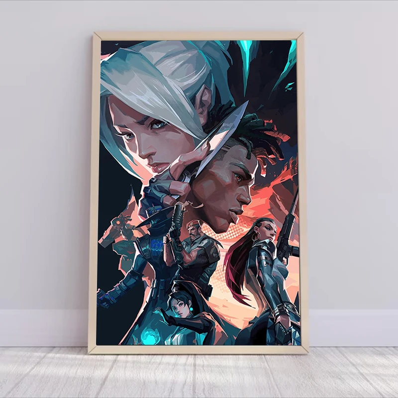 Posters for Wall Art Canvas Painting Valorant Game Poster Aesthetic Room Decoration Paintings for Bedroom Home Decorations Decor
Posters for Wall Art Canvas Painting Valorant Game Poster Aesthetic Room Decoration Paintings for Bedroom Home Decorations Decor