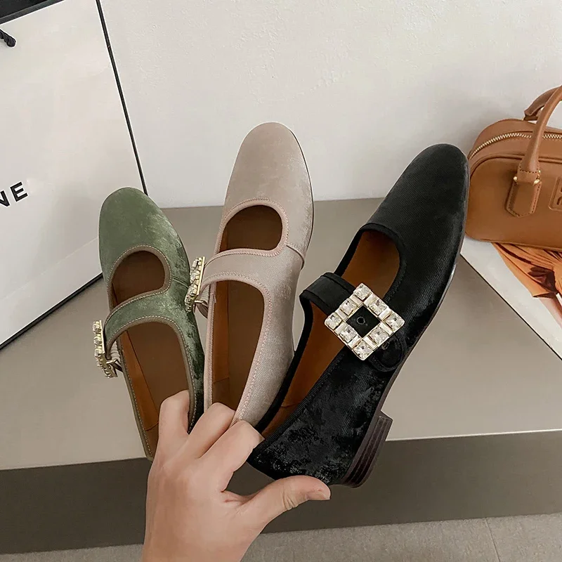 2024 new spring summer women pumps natural leather 22-24.5cm sheepskin+pigskin Water diamond buckle Mary Jane shoes women shoes
2024 new spring summer women pumps natural leather 22-24.5cm sheepskin+pigskin Water diamond buckle Mary Jane shoes women shoes