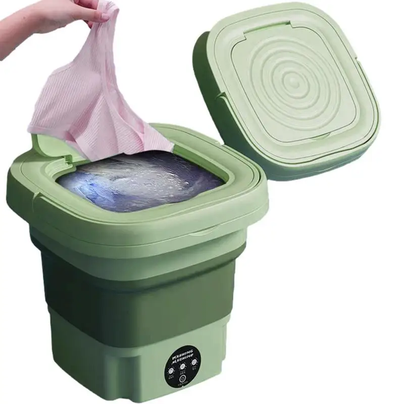 Small Washing Machine 8L Folding Underwear Washing Machines High Capacity Small Laundry Bucket Efficient Lazy Person Washer
Small Washing Machine 8L Folding Underwear Washing Machines High Capacity Small Laundry Bucket Efficient Lazy Person Washer