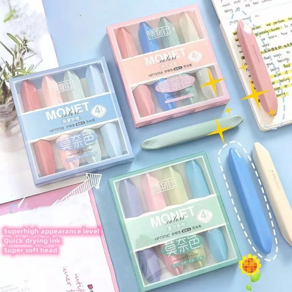 4pcs Colors Highlighter Marker Pens Lipstick Design Soft Brush Tip for Drawing Painting Office Liner School A7314
4pcs Colors Highlighter Marker Pens Lipstick Design Soft Brush Tip for Drawing Painting Office Liner School A7314