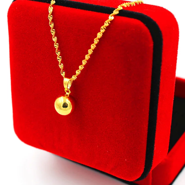 European Currency Gold Necklace Women's Fashion Small Light Ball Imitation Gold Pendant Necklace Jewelry Ethnic Style Jewelry
European Currency Gold Necklace Women's Fashion Small Light Ball Imitation Gold Pendant Necklace Jewelry Ethnic Style Jewelry