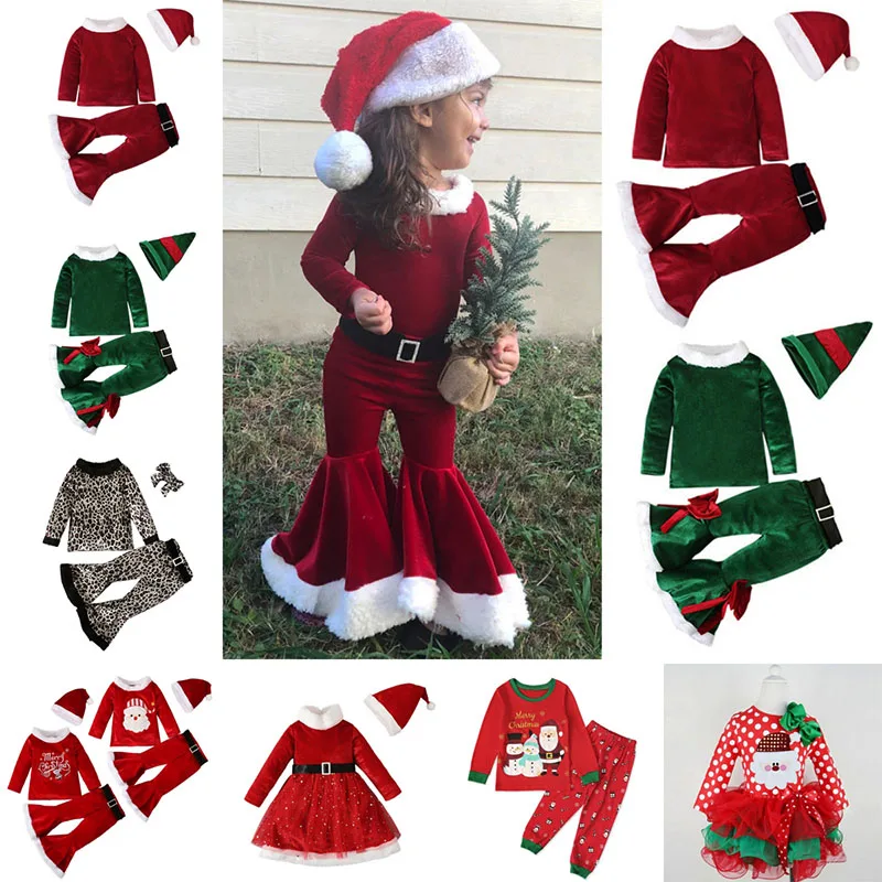New Christmas Long Sleeved Top+Bell Bottoms+Hat Three Piece Children's Clothing Plush Set Kawaii Striped Home Clothing Elk Dress
New Christmas Long Sleeved Top+Bell Bottoms+Hat Three Piece Children's Clothing Plush Set Kawaii Striped Home Clothing Elk Dress
