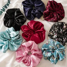 Oversized Scrunchies Big Rubber Hair Ties Elastic Hair Bands Girl Ponytail Holder Satin Scrunchie Women Hair Accessories New
Oversized Scrunchies Big Rubber Hair Ties Elastic Hair Bands Girl Ponytail Holder Satin Scrunchie Women Hair Accessories New