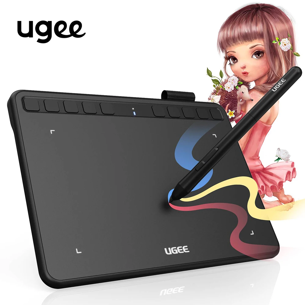 UGEE S640 Graphic Tablet 6inch Digital Drawing Tablets Battery-free Stylus Support Android Windows Mac
UGEE S640 Graphic Tablet 6inch Digital Drawing Tablets Battery-free Stylus Support Android Windows Mac