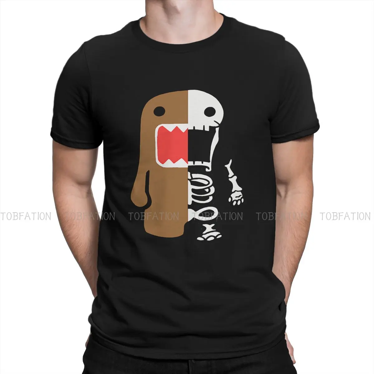 Domo Kun TShirt for Men Domo Skeleton Humor Casual 100% Cotton Sweatshirts T Shirt High Quality New Design Fluffy
Domo Kun TShirt for Men Domo Skeleton Humor Casual 100% Cotton Sweatshirts T Shirt High Quality New Design Fluffy