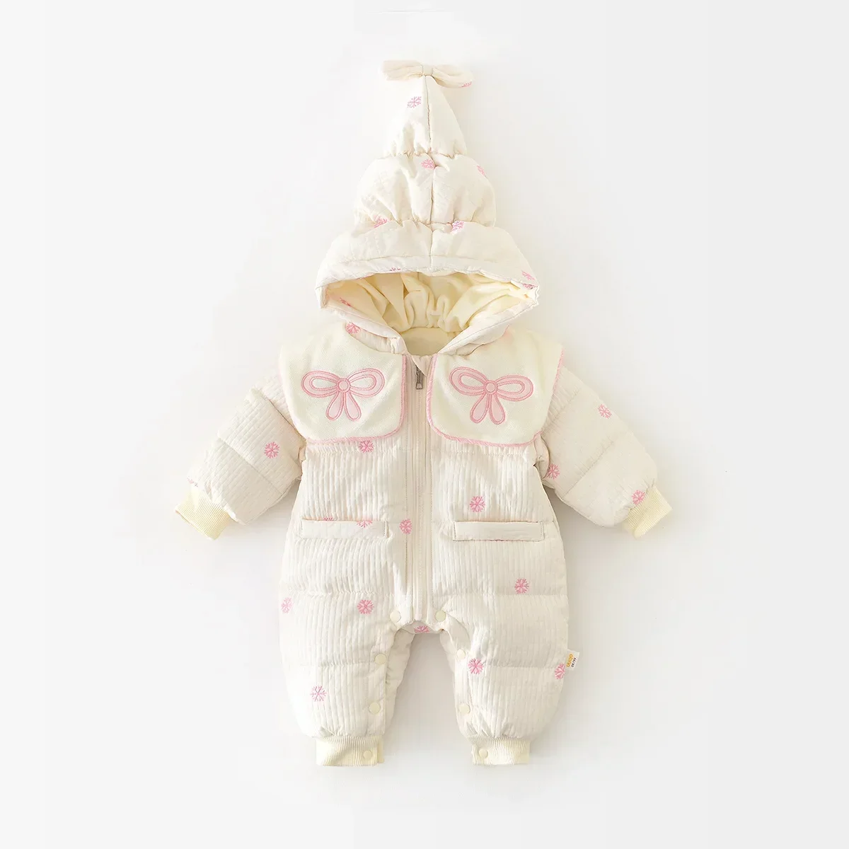 Autumn Winter Girl Baby Snow Embroidery Thicken Hooded Warm Romper Kid Boy Plus Velvet Cardigan Jumpsuit Infant Casual One-piece
Autumn Winter Girl Baby Snow Embroidery Thicken Hooded Warm Romper Kid Boy Plus Velvet Cardigan Jumpsuit Infant Casual One-piece