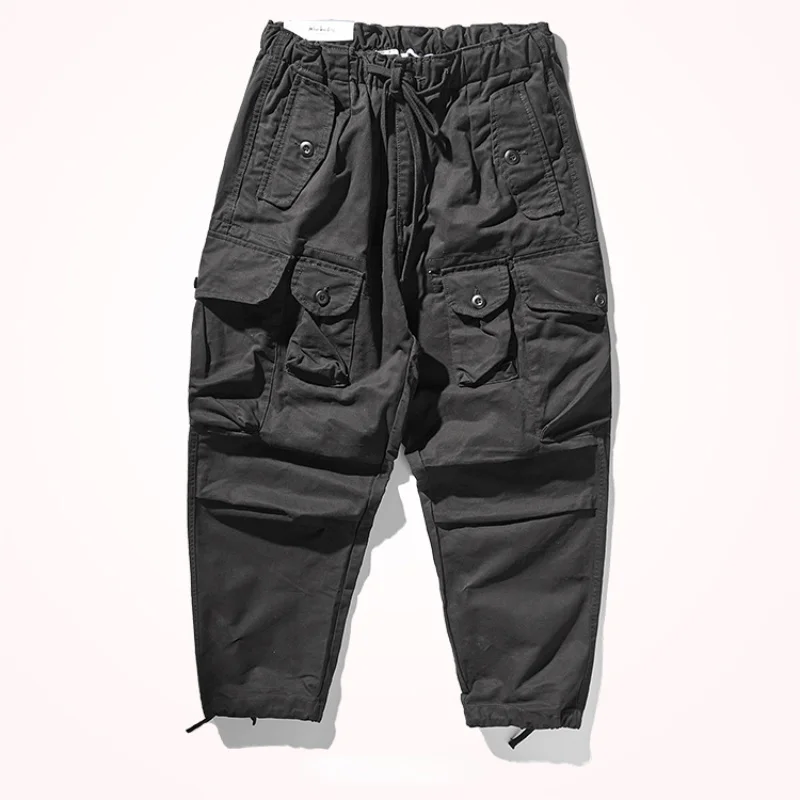 pants loose Thick tooling khaki pants men's straight drawstring bundle pants Joker multi-pocket casual pants
pants loose Thick tooling khaki pants men's straight drawstring bundle pants Joker multi-pocket casual pants