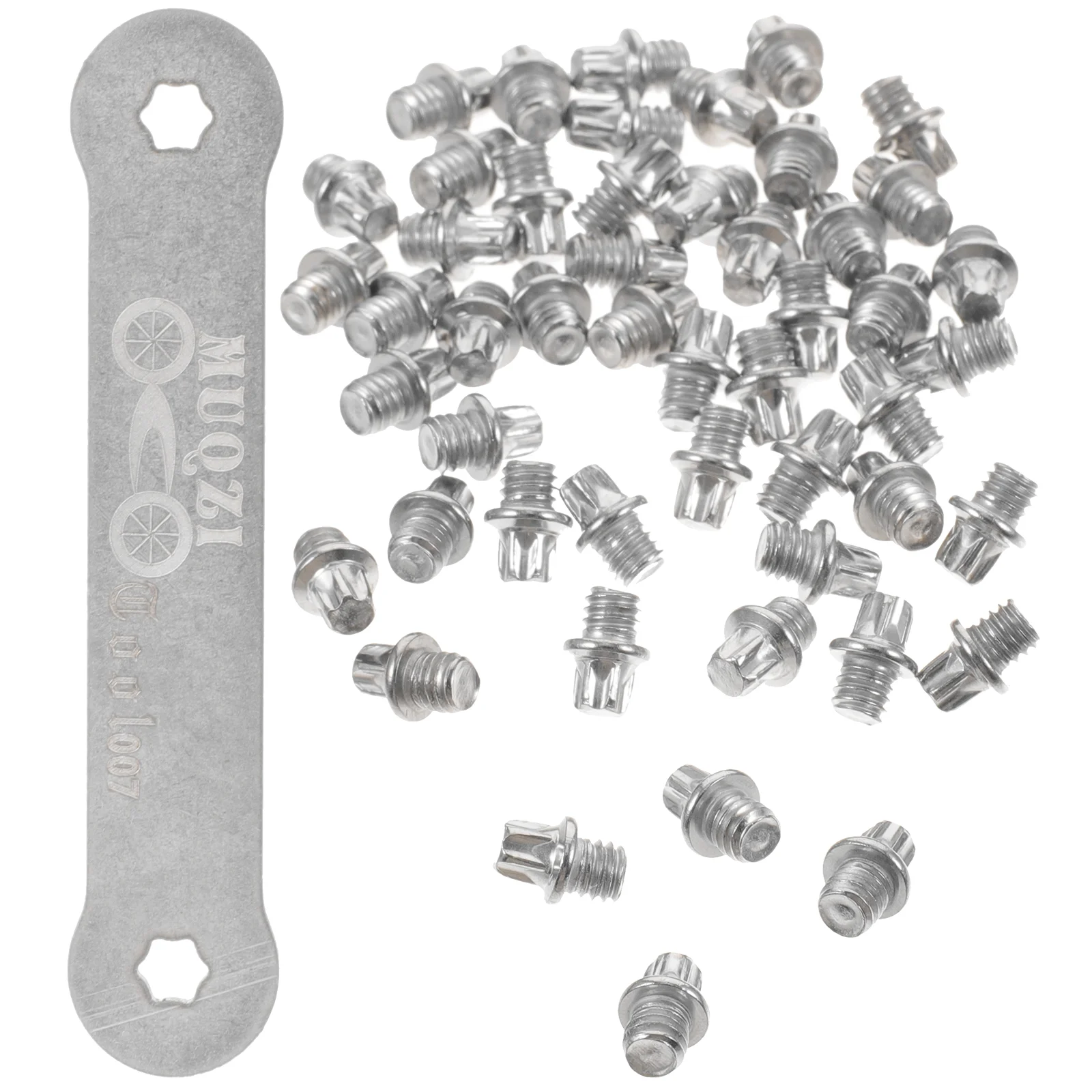 1 Set 51Pcs Road Bike Pedal Screwa Pedal Skid-proof Bolts Pedal Parts (Silver)
1 Set 51Pcs Road Bike Pedal Screwa Pedal Skid-proof Bolts Pedal Parts (Silver)