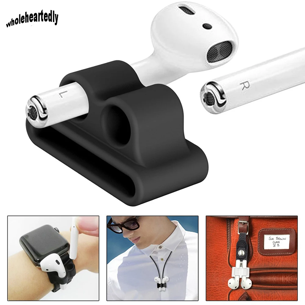 Anti-lost Silicone Bluetooth Earphone Stand Holder For AirPods Earphones Earbud Holder Clip
Anti-lost Silicone Bluetooth Earphone Stand Holder For AirPods Earphones Earbud Holder Clip