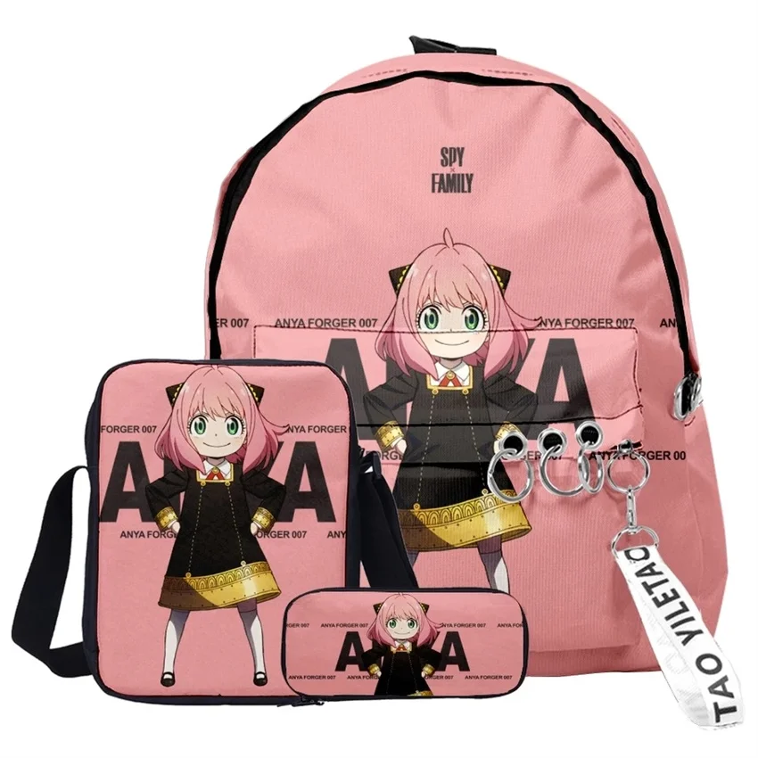 3pcs/set Anime Spy X Family Backpack Students Children Boys Girls Schoolbag Teens Cartoon Travel Laptop Backpack Chest Bag
3pcs/set Anime Spy X Family Backpack Students Children Boys Girls Schoolbag Teens Cartoon Travel Laptop Backpack Chest Bag