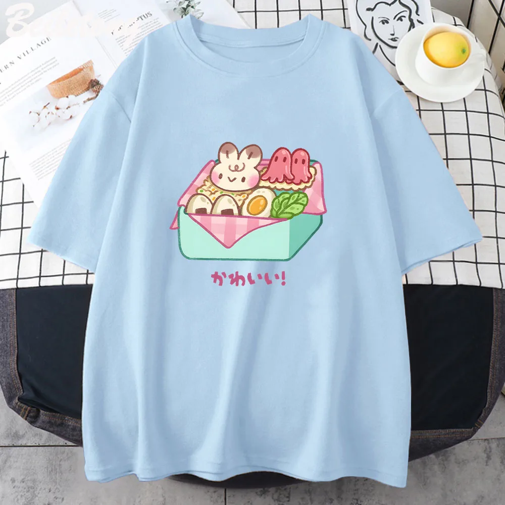 Bunny Japanese Bento Classic T-Shirt Woman Kawaii Harajuku fashion Manga Graphic printed Tees T-shirt Unisex Tshirt Male Clothes
Bunny Japanese Bento Classic T-Shirt Woman Kawaii Harajuku fashion Manga Graphic printed Tees T-shirt Unisex Tshirt Male Clothes
