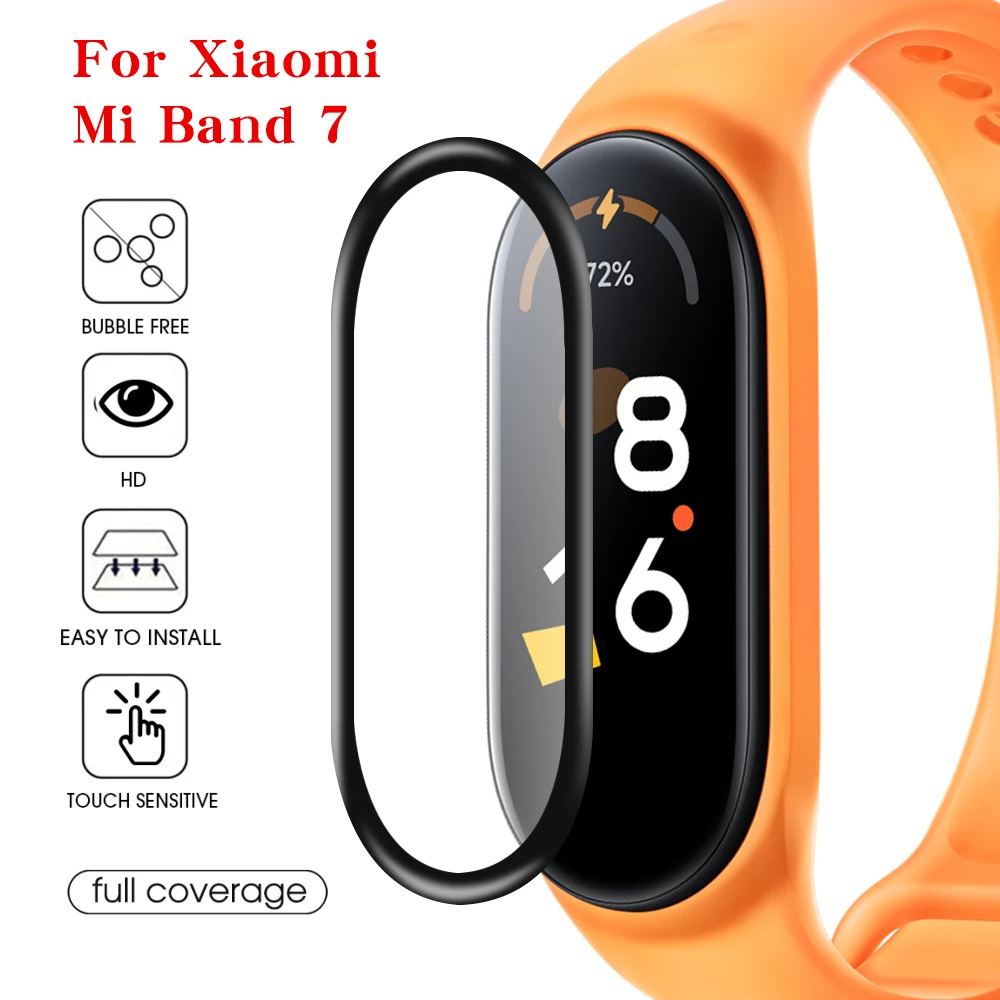 

Soft Screen Protectors For Xiaomi Mi Band 7/7 NFC Smartwatch Accessories Wristband Clear Protective Films For Mi Band 7 Pro