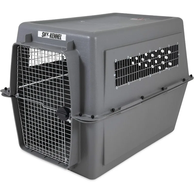 

Petmate Sky Kennel, 48 Inch, IATA Compliant Dog Crate for Pets 90-125lbs, Made in USA pet products dog accessories kennel