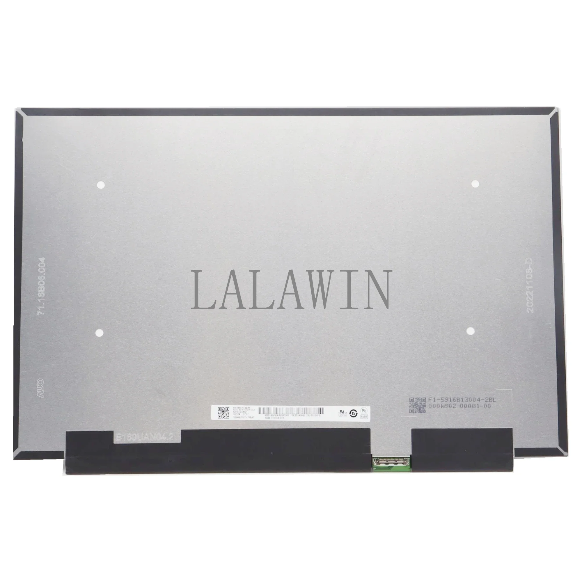 B160UAN04.2 0A 16 дюймов 16:10 IPS 60 Гц 30-контактный экран ноутбука тонкая фотоматрица ЖК 1920x1200 WUXGA
B160UAN04.2 0A 16 дюймов 16:10 IPS 60 Гц 30-контактный экран ноутбука тонкая фотоматрица ЖК 1920x1200 WUXGA