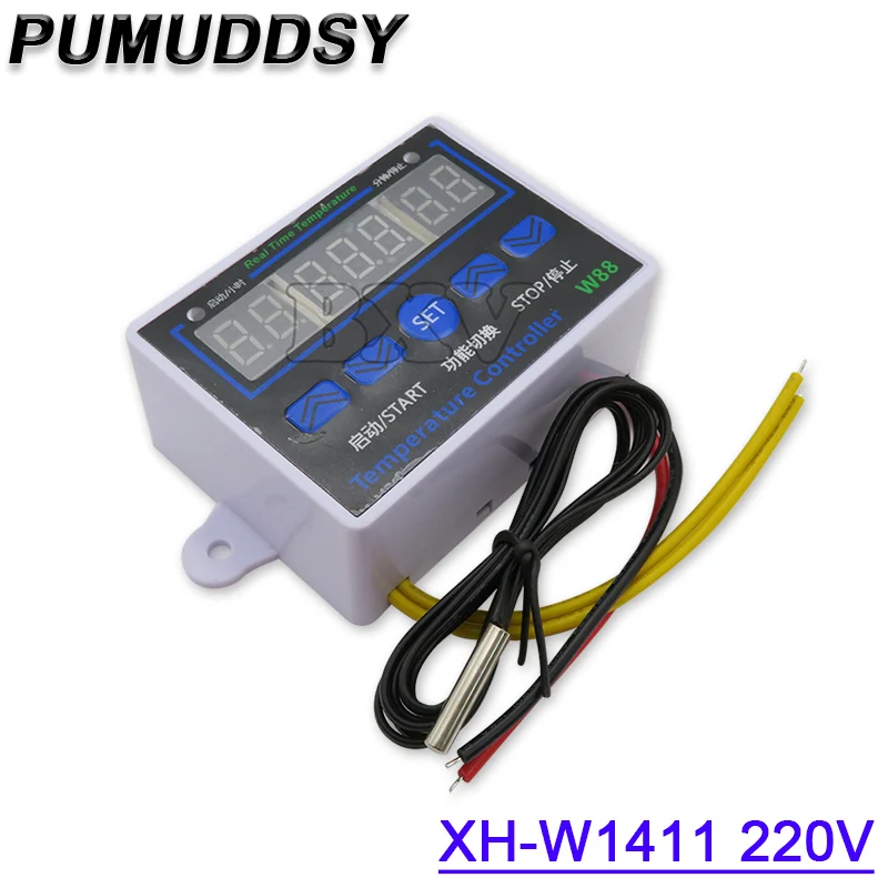 XH-W1411 220V Thermostat LED Digital Temperature Controller 10A Switch Thermometer Smart Temperature Regulator W88 W1411
XH-W1411 220V Thermostat LED Digital Temperature Controller 10A Switch Thermometer Smart Temperature Regulator W88 W1411