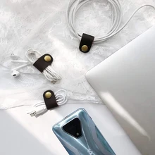 2pcs/lot Leather Cable Winder Wrapped Cord Data Line Earphone Protector Cable Clip Holder Wrap Wire Organizer Office Home Tools 
2pcs/lot Leather Cable Winder Wrapped Cord Data Line Earphone Protector Cable Clip Holder Wrap Wire Organizer Office Home Tools