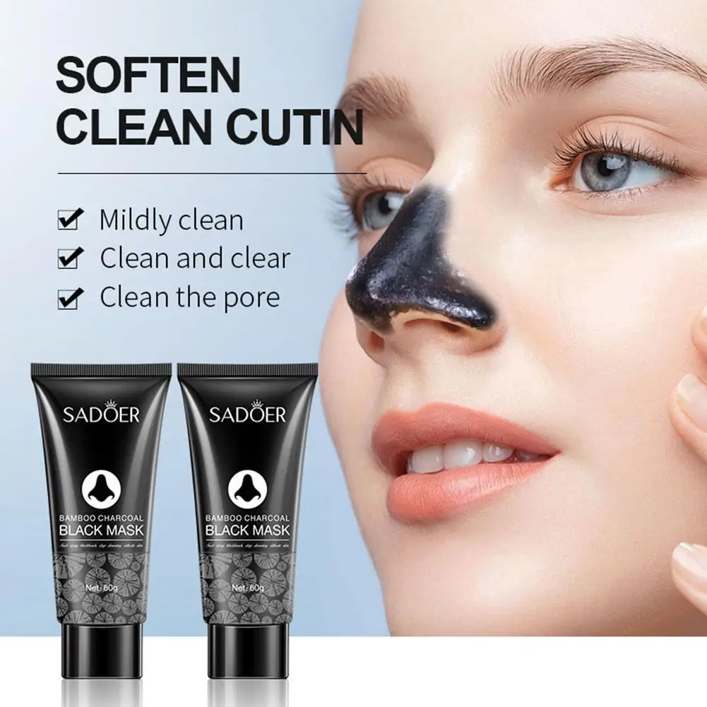 60g Bamboo Charcoal Blackhead Remover Mask Black Dots Acne Nose Mask Cleaner Mask Treatment Clean Pore Nose Deep Spots S7Q9
60g Bamboo Charcoal Blackhead Remover Mask Black Dots Acne Nose Mask Cleaner Mask Treatment Clean Pore Nose Deep Spots S7Q9