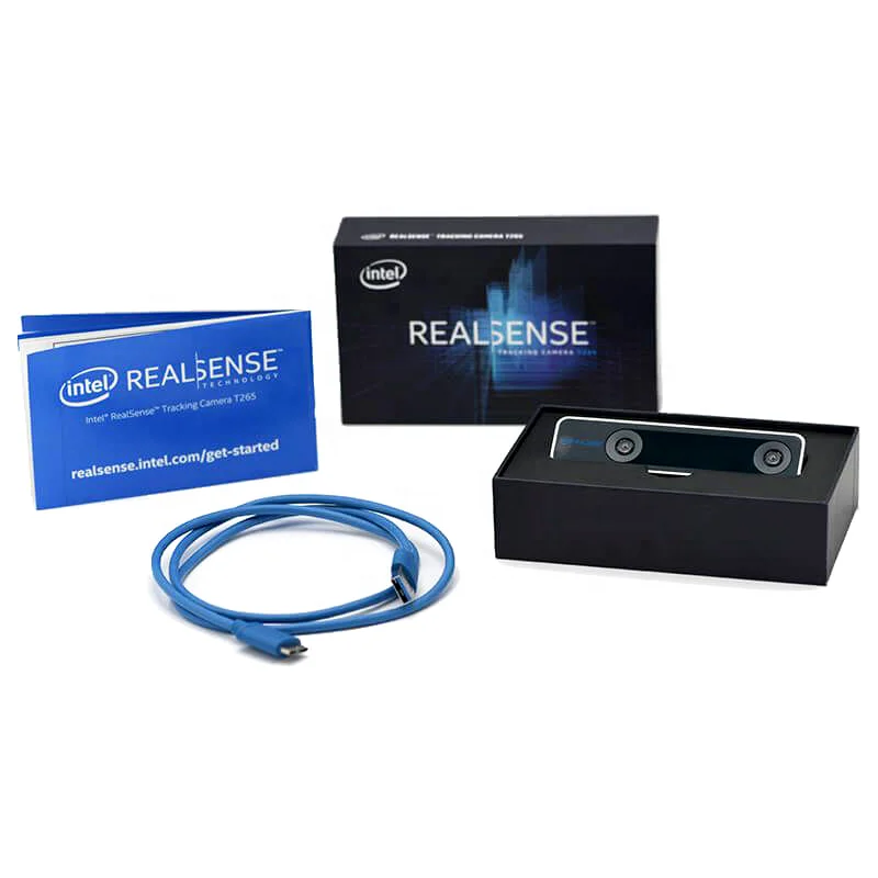 Камера слежения RealSense T265, камера слежения RealSense, широкоугольный сенсор рыбий глаз с углом обзора 163 градусов
Камера слежения RealSense T265, камера слежения RealSense, широкоугольный сенсор рыбий глаз с углом обзора 163 градусов