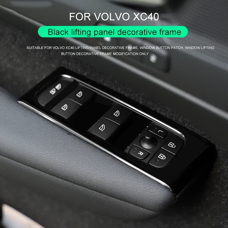 Для Volvo xc40 c40 стеклянная рамка для подъема, черная наклейка с блестками, автомобильные аксессуары для левого руля
Для Volvo xc40 c40 стеклянная рамка для подъема, черная наклейка с блестками, автомобильные аксессуары для левого руля