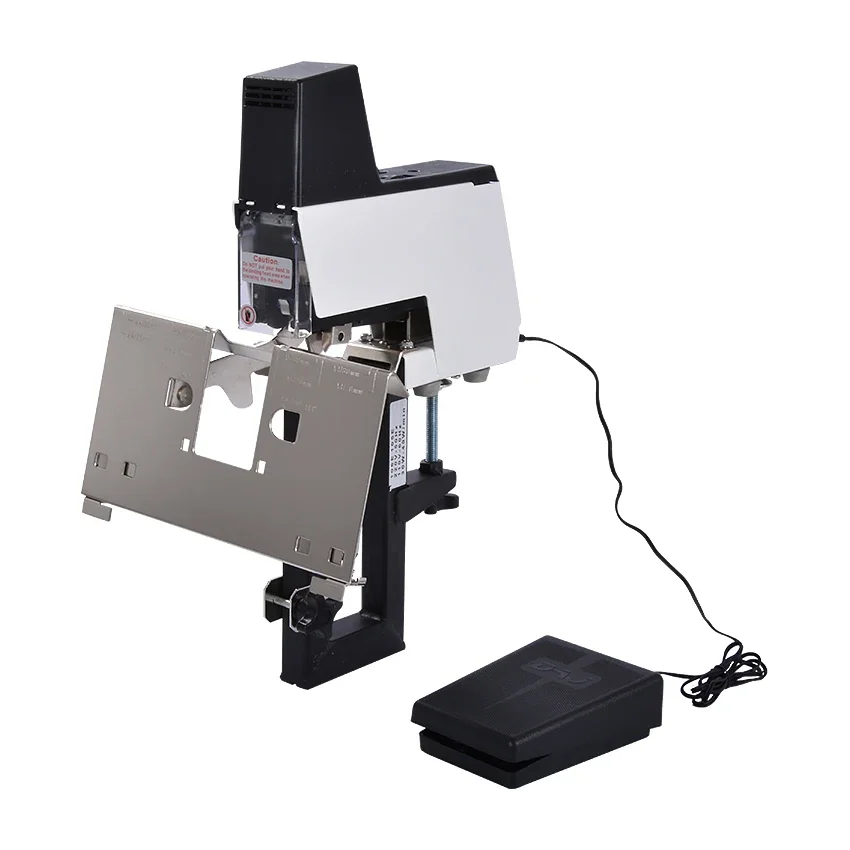 

Electric Auto Rapid Stapler Binder Machine Book Binding Machine 106E 2-40 Sheets Heavy Duty Electric Flat and Saddle Stapler