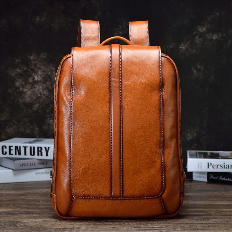 Vintage Leather Women's Backpack Travel Backpacks Casual 14-15.6 Laptop Bag Fashion Retro Schoolbag Large Capacity Dig Bag
Vintage Leather Women's Backpack Travel Backpacks Casual 14-15.6 Laptop Bag Fashion Retro Schoolbag Large Capacity Dig Bag