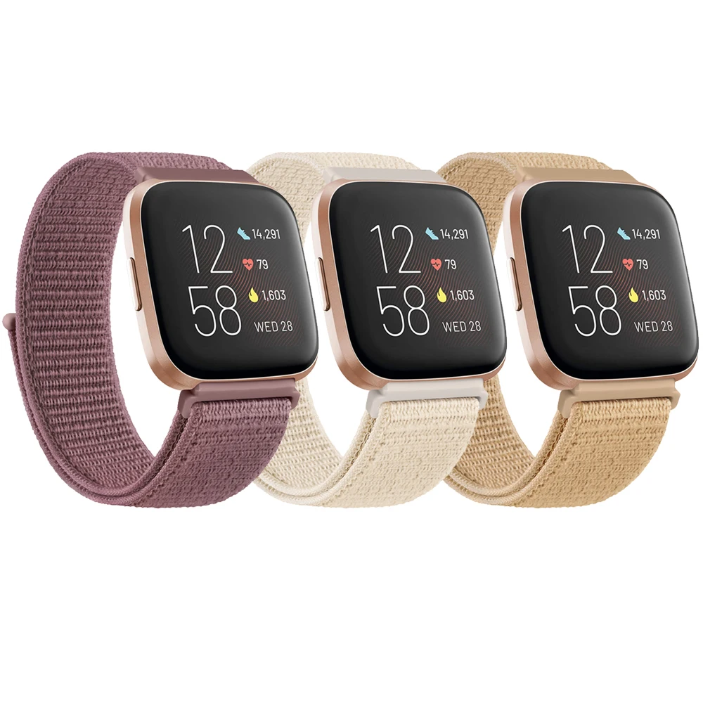 

Nylon Band For Fitbit Versa/Versa 2/Versa Lite Strap Bracelet Watchband For Fitbit Versa SE/Versa Lite Wristband Replacement