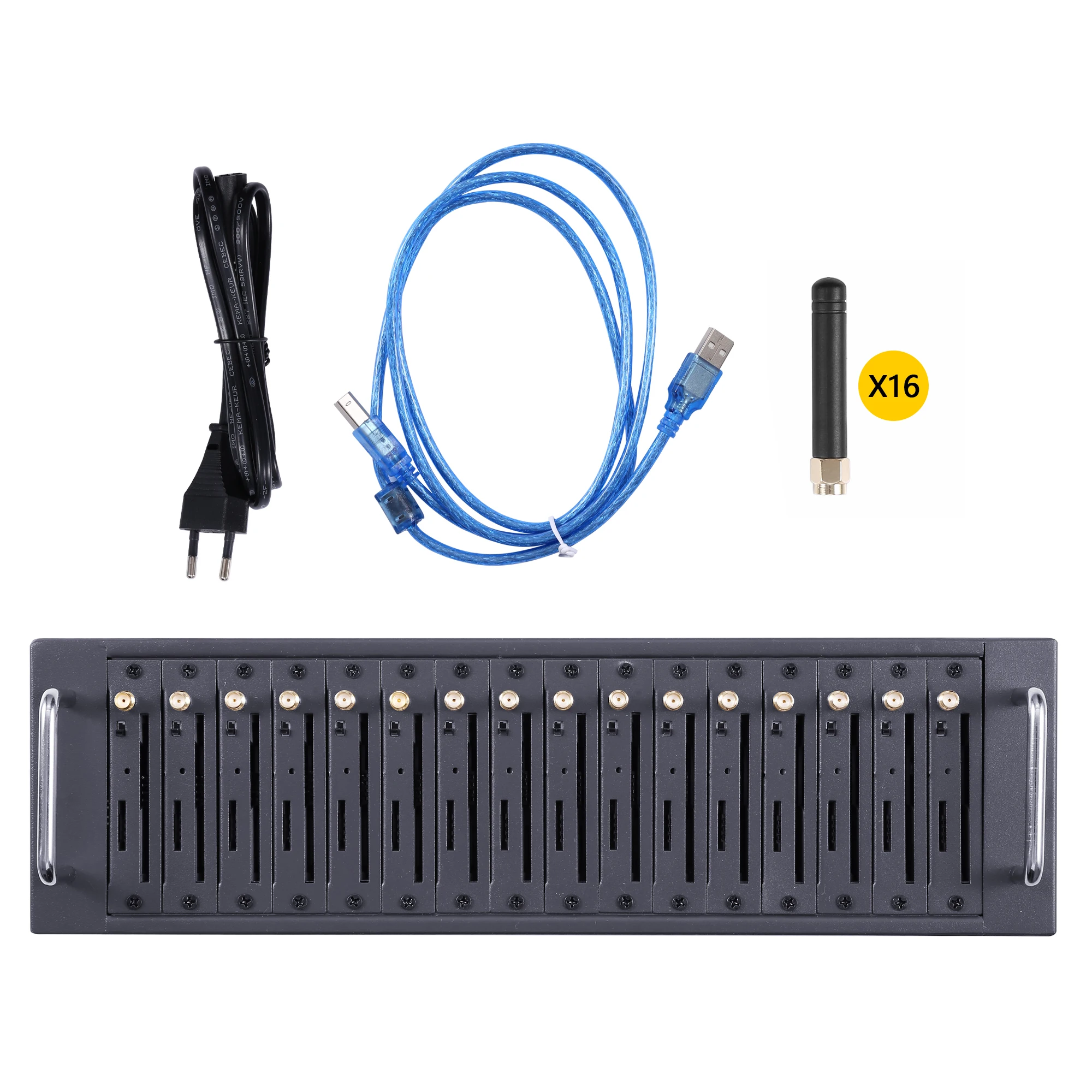 

HQ! Multi SMS Machine 4G GSM Modem 16 Ports SMS 4G SMS Gateway LTE Module Special Features At Command