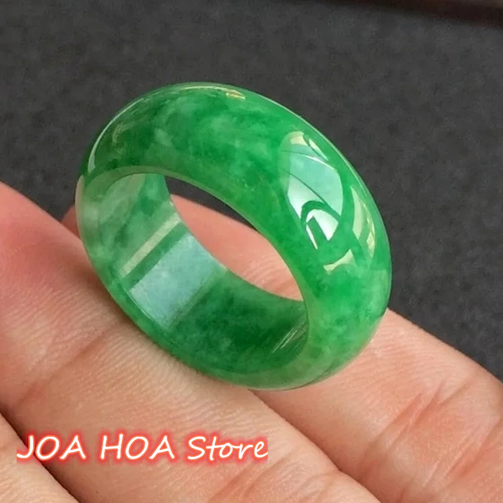 Natural Green Jade Stone Rings Jadeite Amulet Fashion Charm Hand-Hewelry Hand Carved Crafts Gift Women Men Handring Fine Jewelry
Natural Green Jade Stone Rings Jadeite Amulet Fashion Charm Hand-Hewelry Hand Carved Crafts Gift Women Men Handring Fine Jewelry