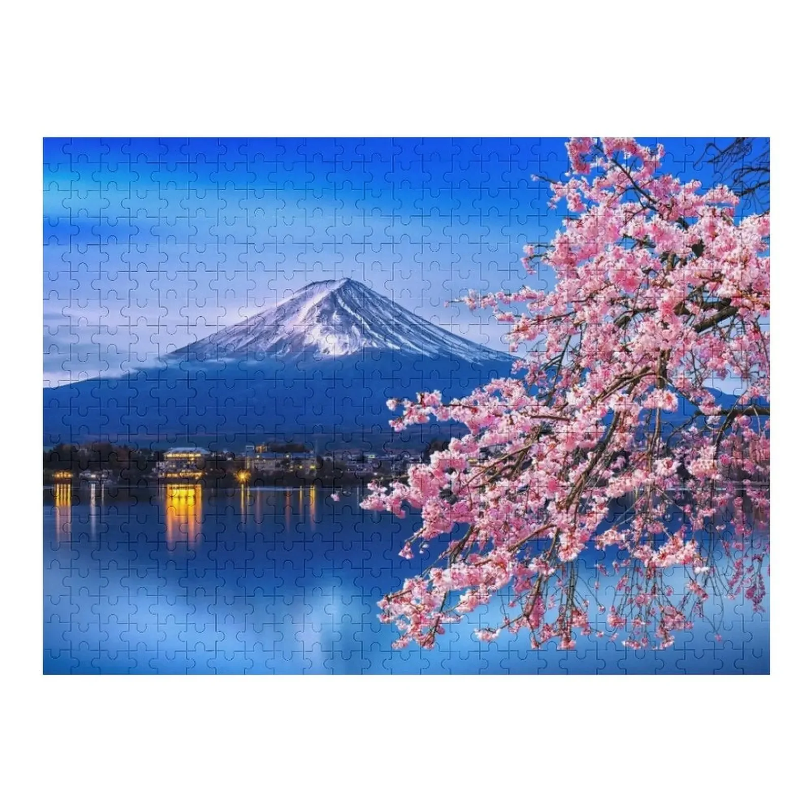 

Cherry Blossoms After Winter Jigsaw Puzzle Wooden Adults Customized Gifts For Kids Toddler Toys Puzzle