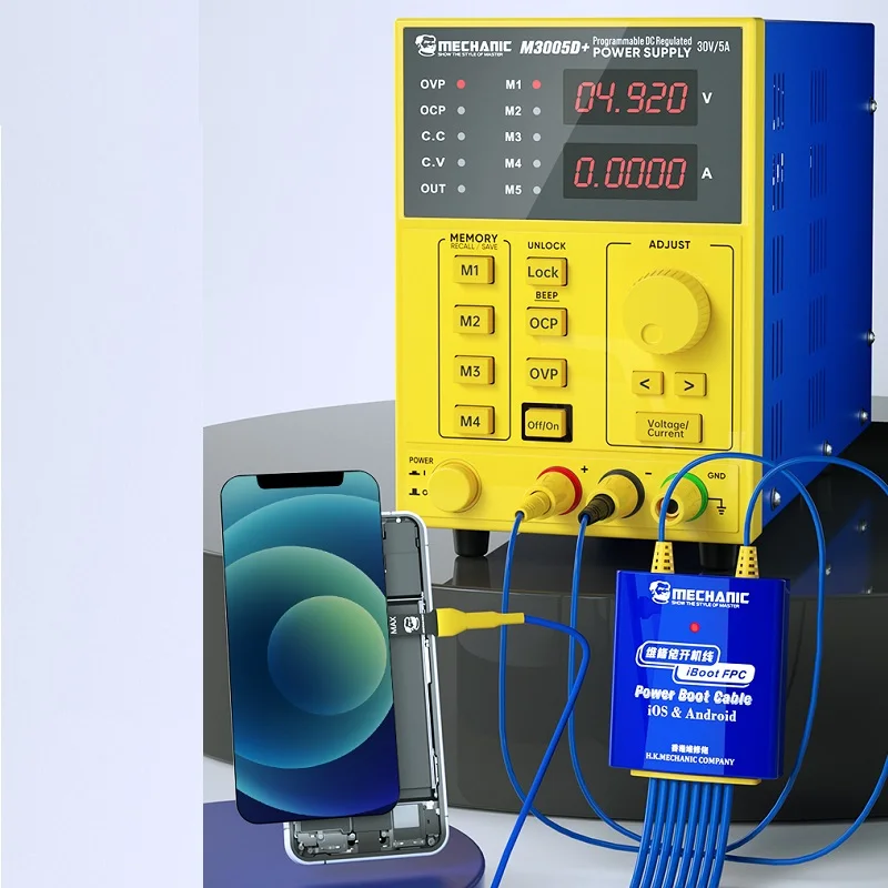 Programmable 160W Mechanic 3005DA M3005D+ 30V 5A DC Power Supply Source 4 Digital Display Lab Bench Phone Repair Tool Switch
Programmable 160W Mechanic 3005DA M3005D+ 30V 5A DC Power Supply Source 4 Digital Display Lab Bench Phone Repair Tool Switch